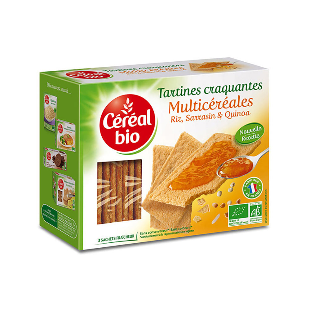 Cereal Bio Organic Multigrain Crispy Toasts 145g