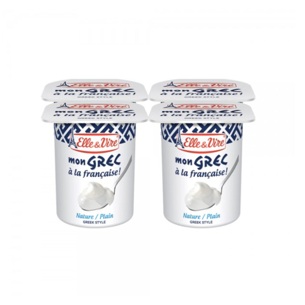 Elle & Vire Greek Yogurt Assorted 4x125g