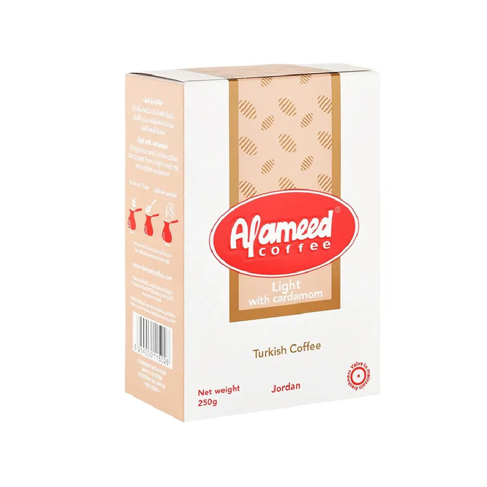 Al-Ameed Light Turkish Coffee With Cardamom 250g Jordan