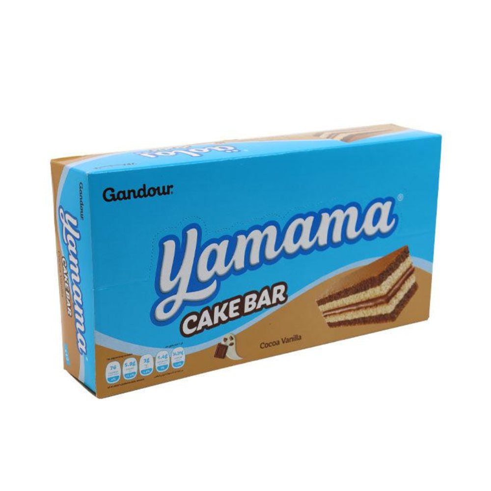 Gandour Yamama Cake Bar Cocoa Vanilla 12x21gm