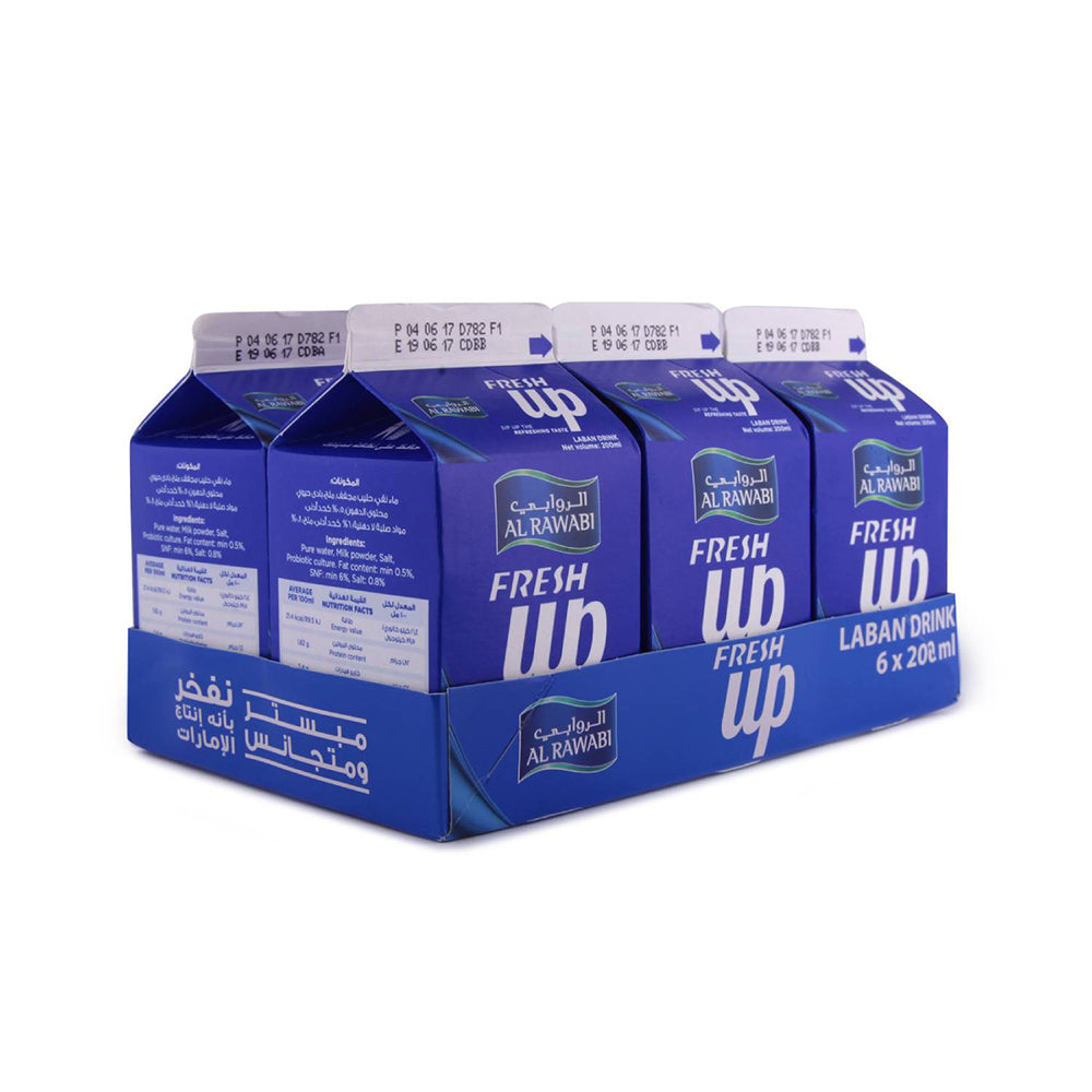Rawabi Up Laban Drink Tetra 200mlx6