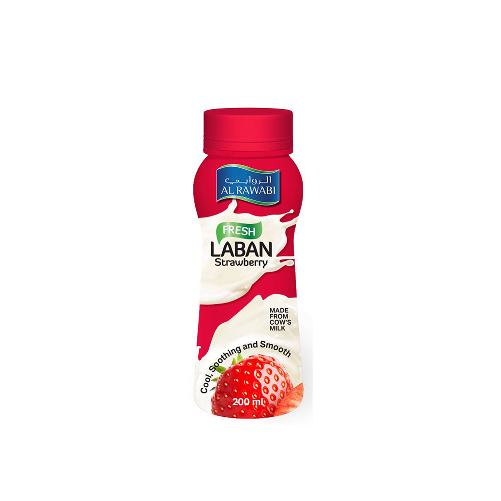 Al Rawabi Fresh Laban Strawberry 200ml