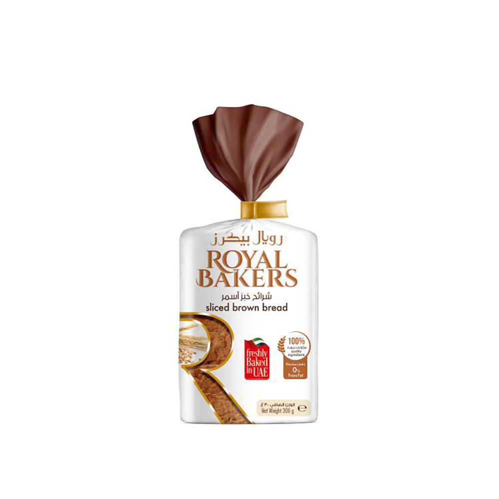 Royal Bakers Sliced Brd SL Loaf Brown Medium 300G