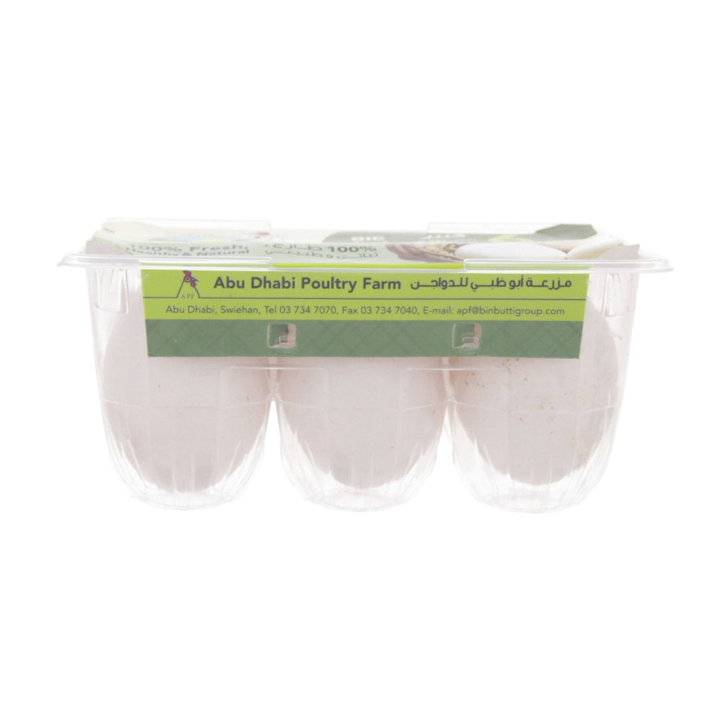 ADPF Maxi Box White Eggs 6 Pieces