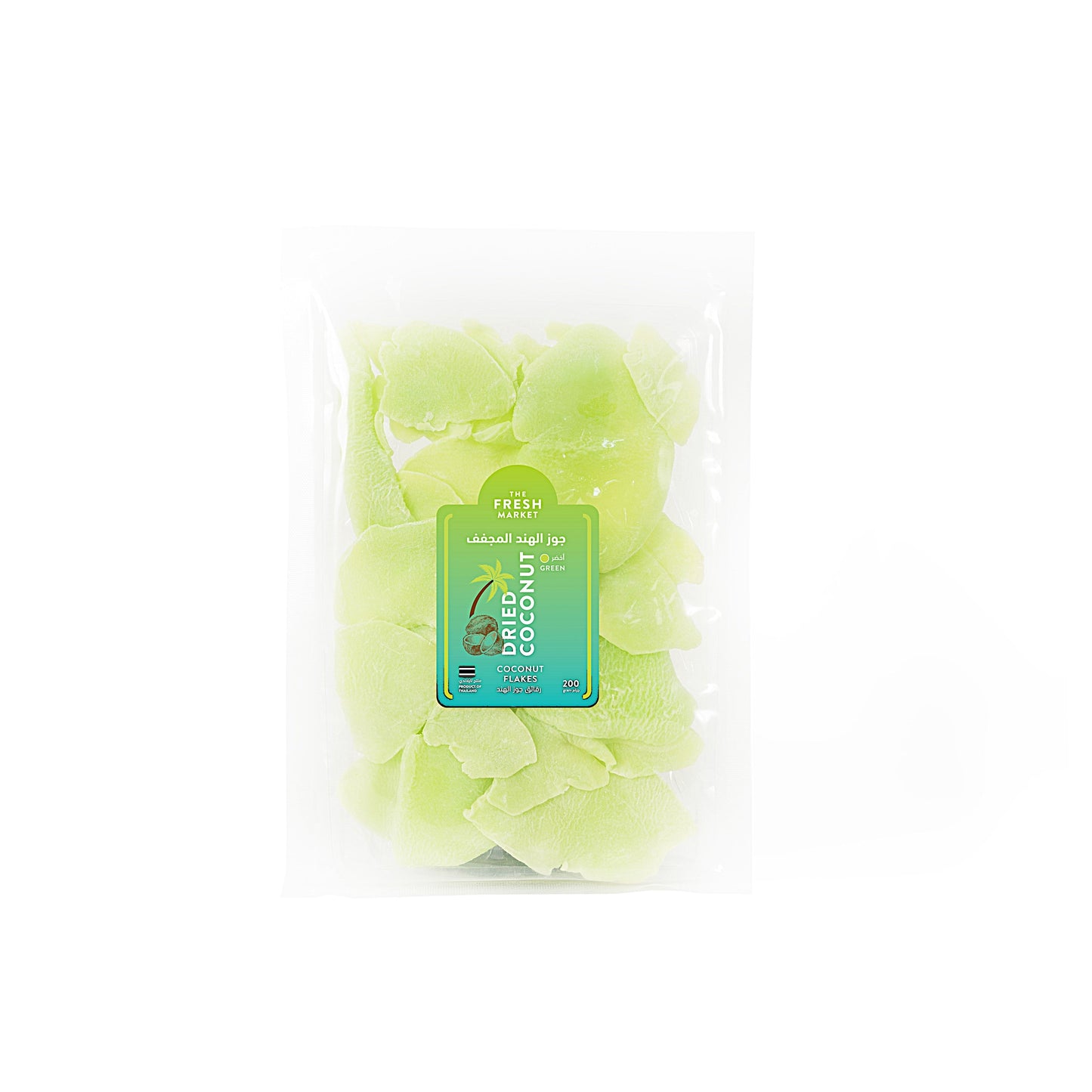 Dried Coconut Flakes Green Tahiland 1 Pack