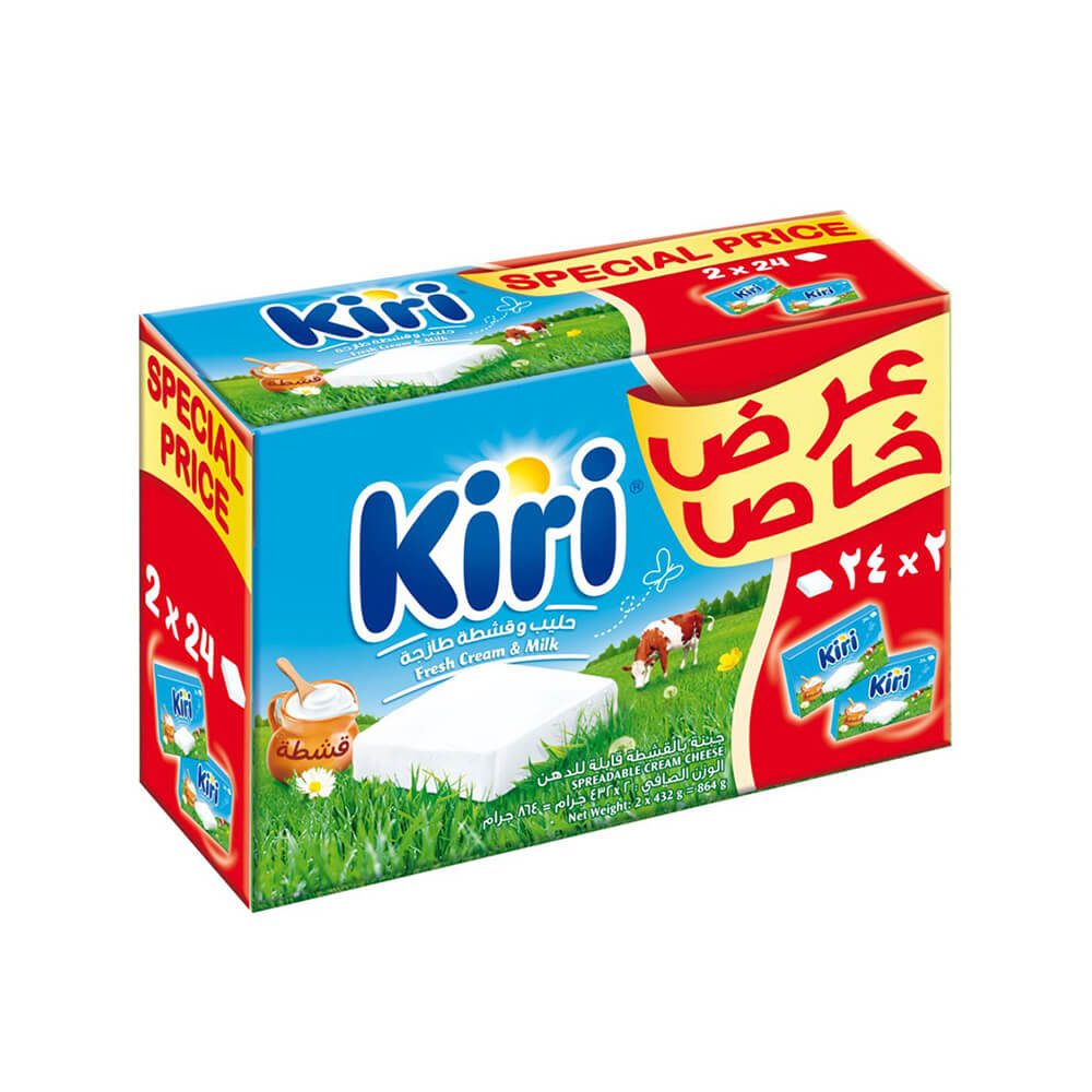 Kiri Cream Cheese 24s 432Gx2