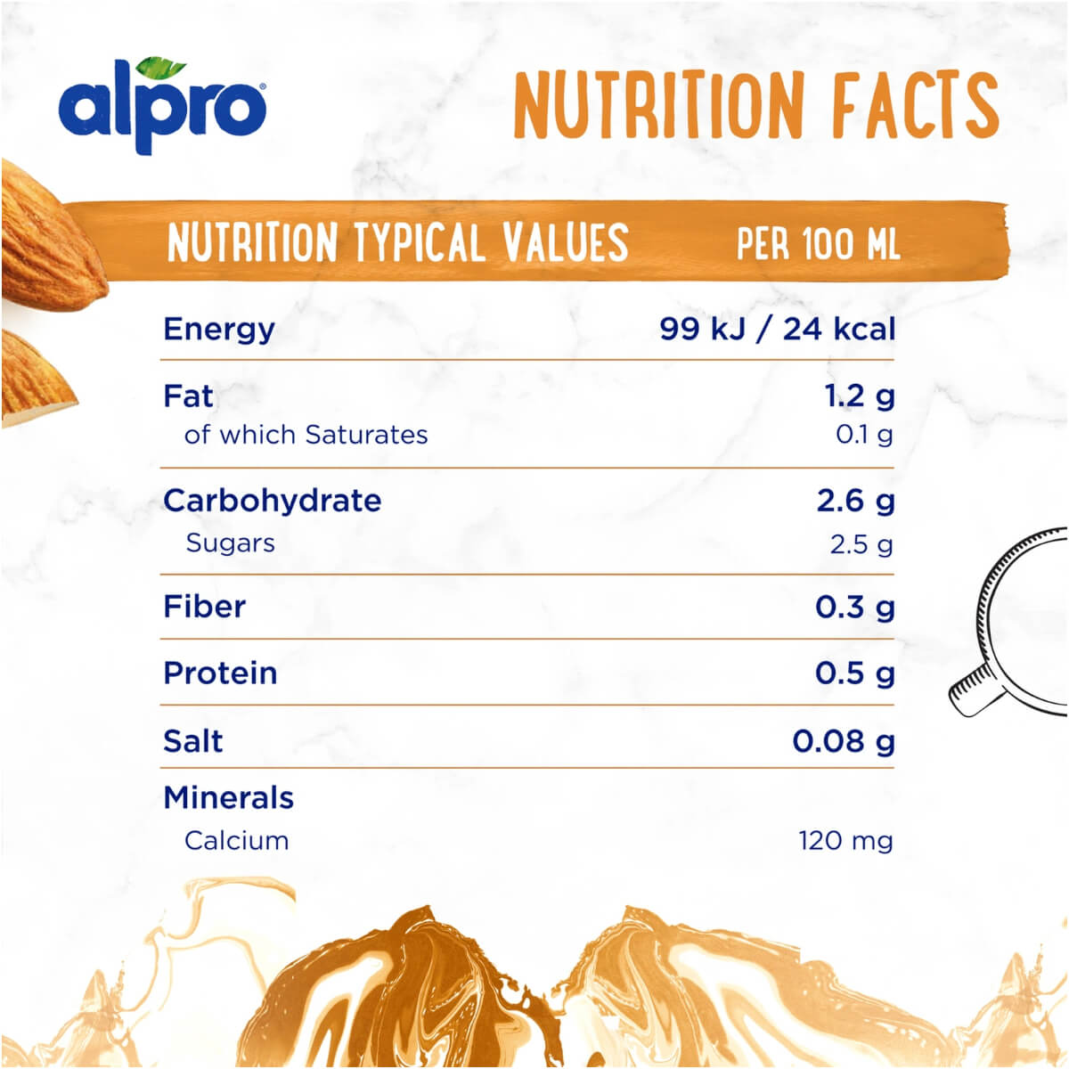 Alpro Barista Almond Drink 1L