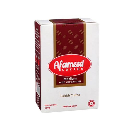 Al-Ameed Medium Turkish Coffee With Cardamom 250g Jordan