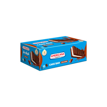 Americana Uncoated Chocolate Cream Cake Bar 12x20g