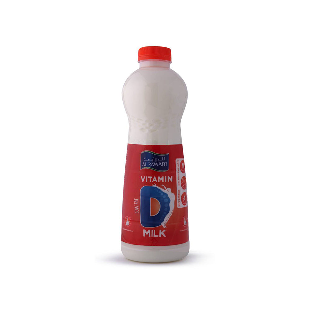 Al Rawabi Vitamin D Milk Low Fat 1L