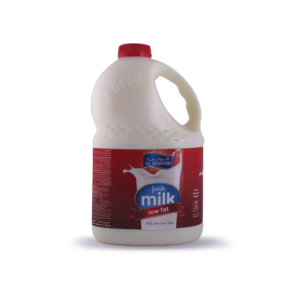 Al Rawabi Fresh Milk Low Fat 2L