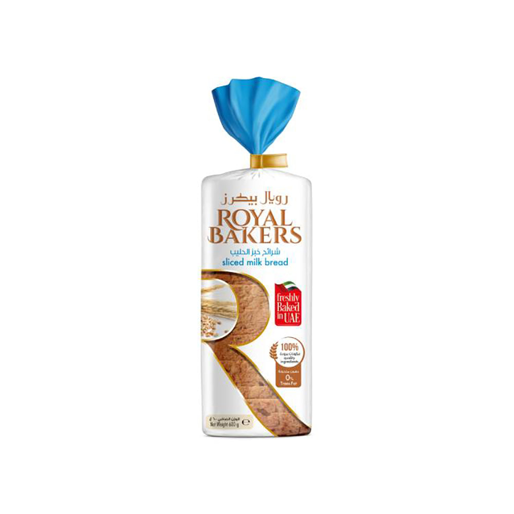 Royal Bakers Sliced Brd SL Milk Large 600G