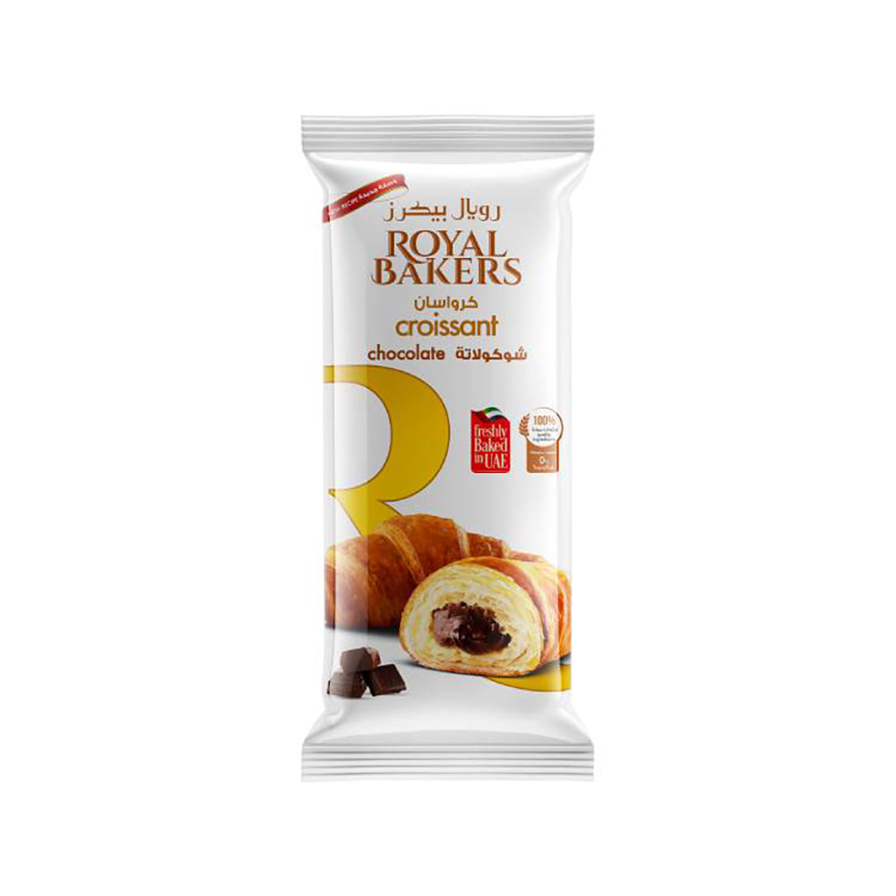Royal Bakers Chocolate Croissants Slices 55g