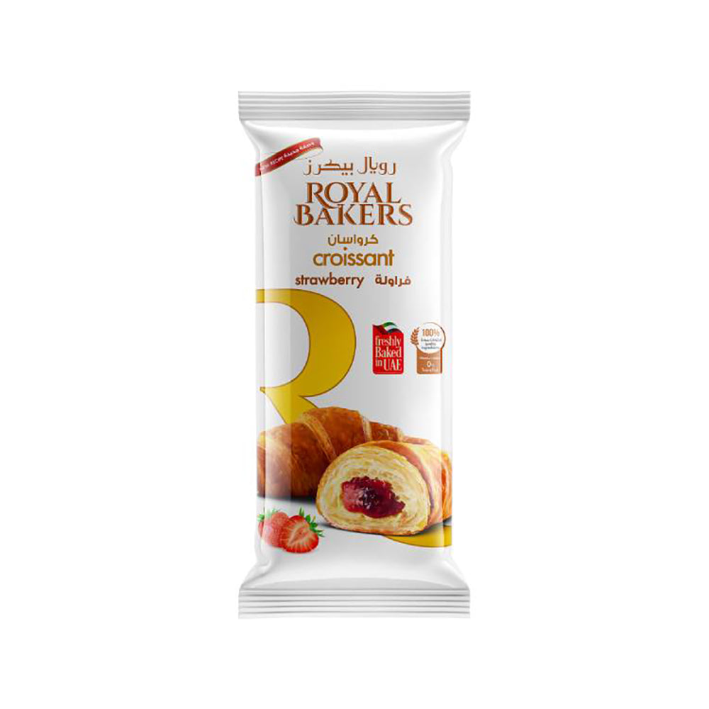 Royal Bakers Croissant Strawberry SL 55Gm