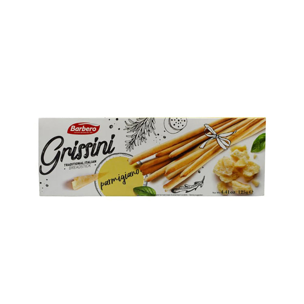 Barbero Grissini Parmigiano With Extra Virgin Olive Oil 125G