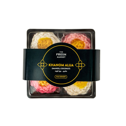 The Fresh Market Khanom Alua Mango Coconut Thai Dessert 95g