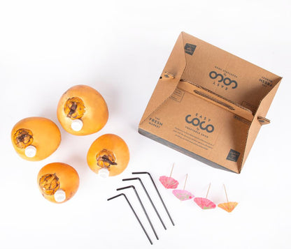 Easy Coco Tender Coconut Srilankan Hamper 4S Sri Lanka 4 Piece Box