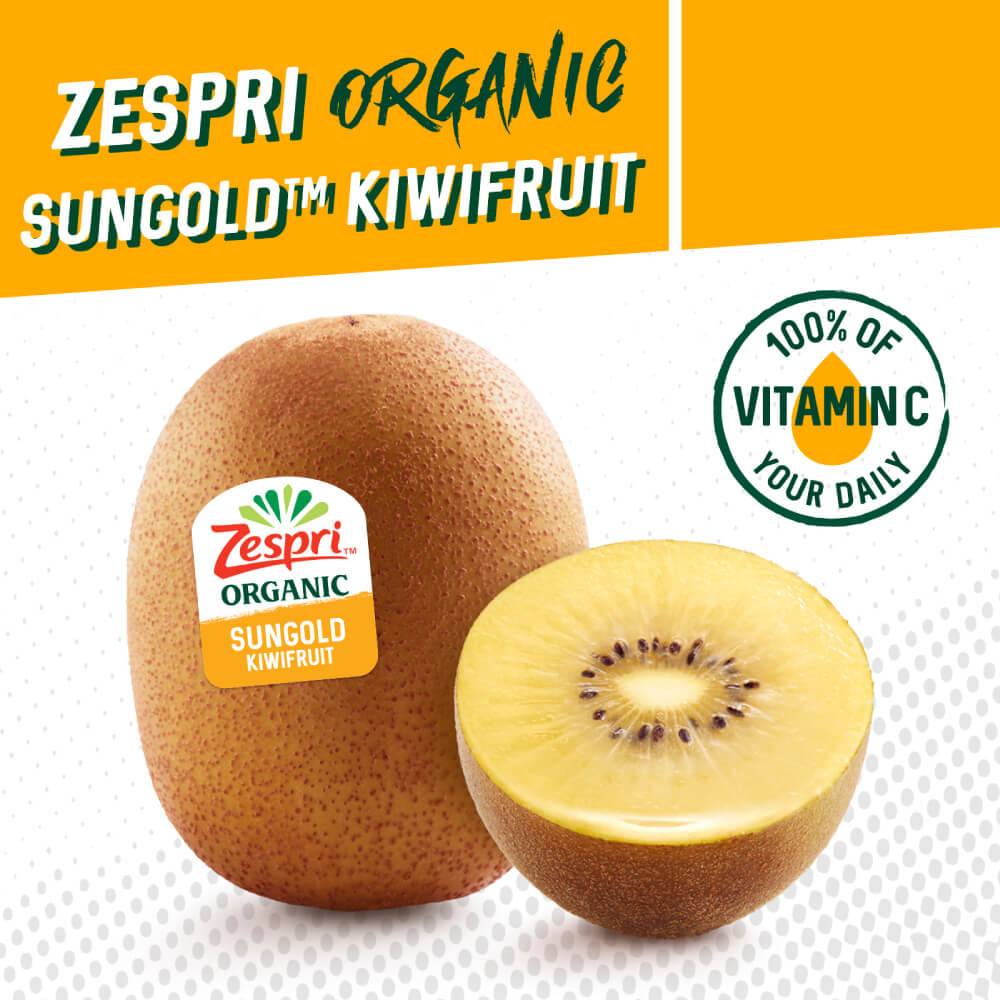 Zespri Kiwi Sungold Organic New Zealand 500g